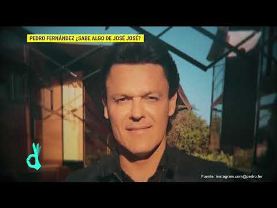 Pedro Fernández ha intentado comunicarse con José José sin éxito | De Primera Mano
