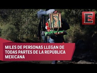 Скачать видео: Peregrinos caminan durante días para llegara a la Basílica de Guadalupe