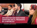 Senadores de Morena impugnarán ley de salarios máximos