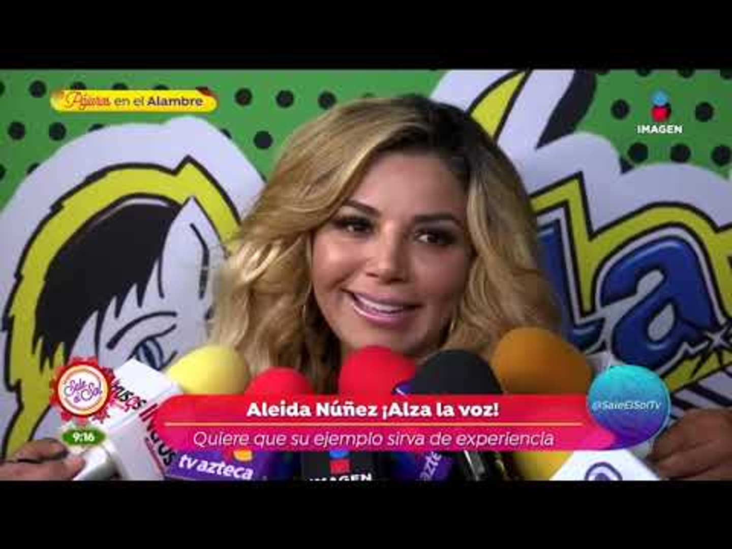 Aleida Núñez se prepara por si publican video íntimo de ella | Sale el Sol