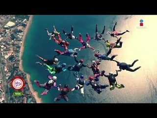 Sajid: ¡Mujeres mexicanas luchan por récord en paracaidismo! | Sale el Sol