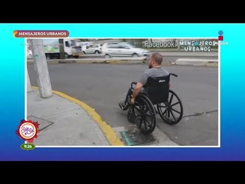 Mensajeros Urbanos: respeto a las personas en sillas de ruedas | Sale el Sol