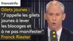 "J'appelle les gilets jaunes à lever les blocages et à ne pas manifester" (Franck Riester, ministre de la Culture)