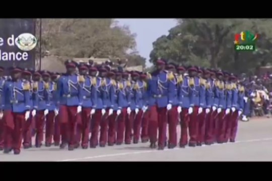 RTB/Célébration de la fête de l’indépendance à Manga - Défilé des troupes de l’armée