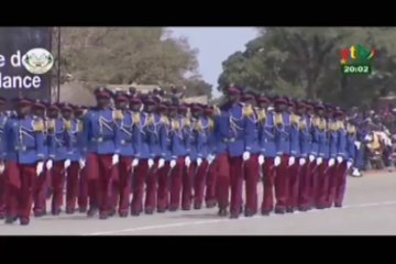 RTB/Célébration de la fête de l’indépendance à Manga - Défilé des troupes de l’armée