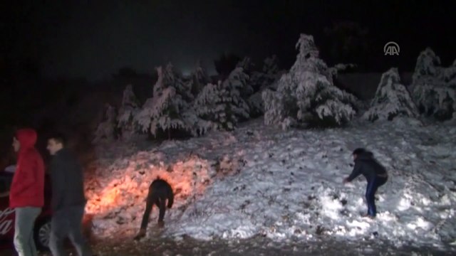 Muğla'nın yüksek kesimlerine kar yağdı - MUĞLA