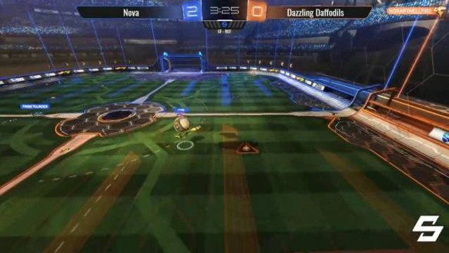 PrimeThunder hurtles in for the tiniest little glancing tap from a crazy angle