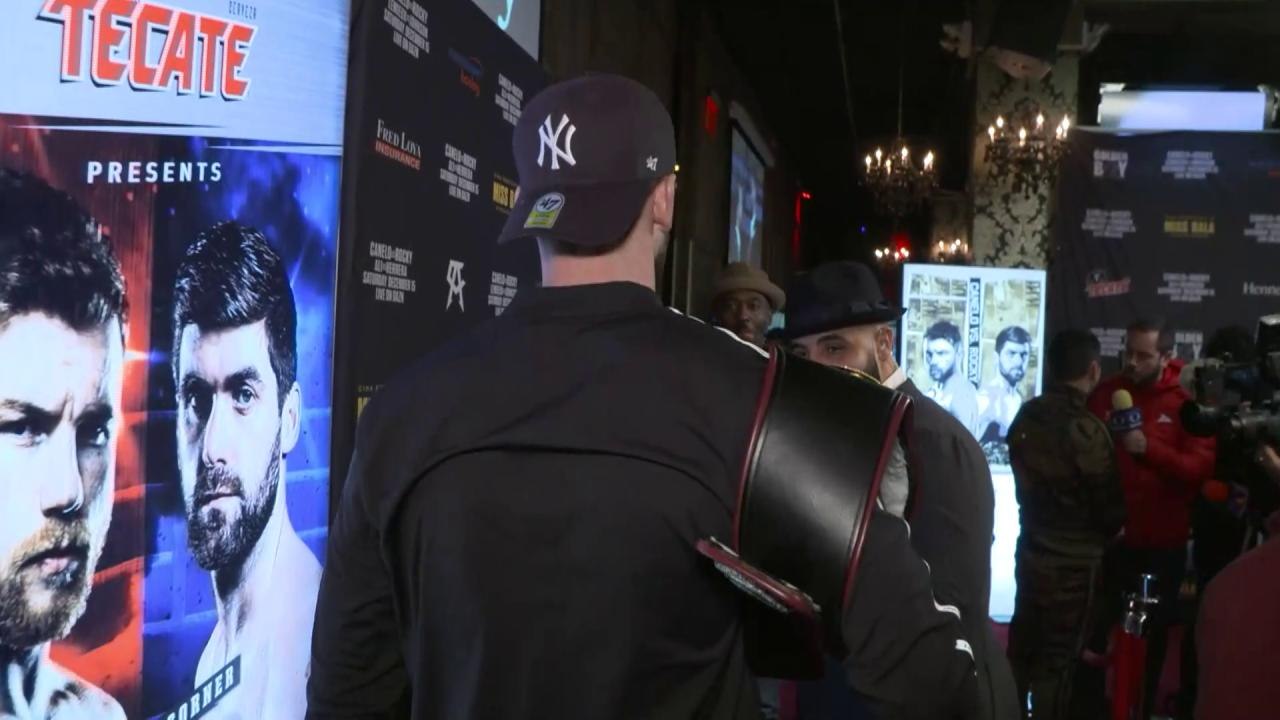 Rocky Fielding Arrival and Interview