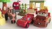 Disney Pixar Cars Mega Bloks Tractor Tipping Lightning McQueen - Unboxing Demo Review