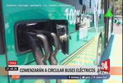 Chile incluirá buses eléctricos para el transporte público