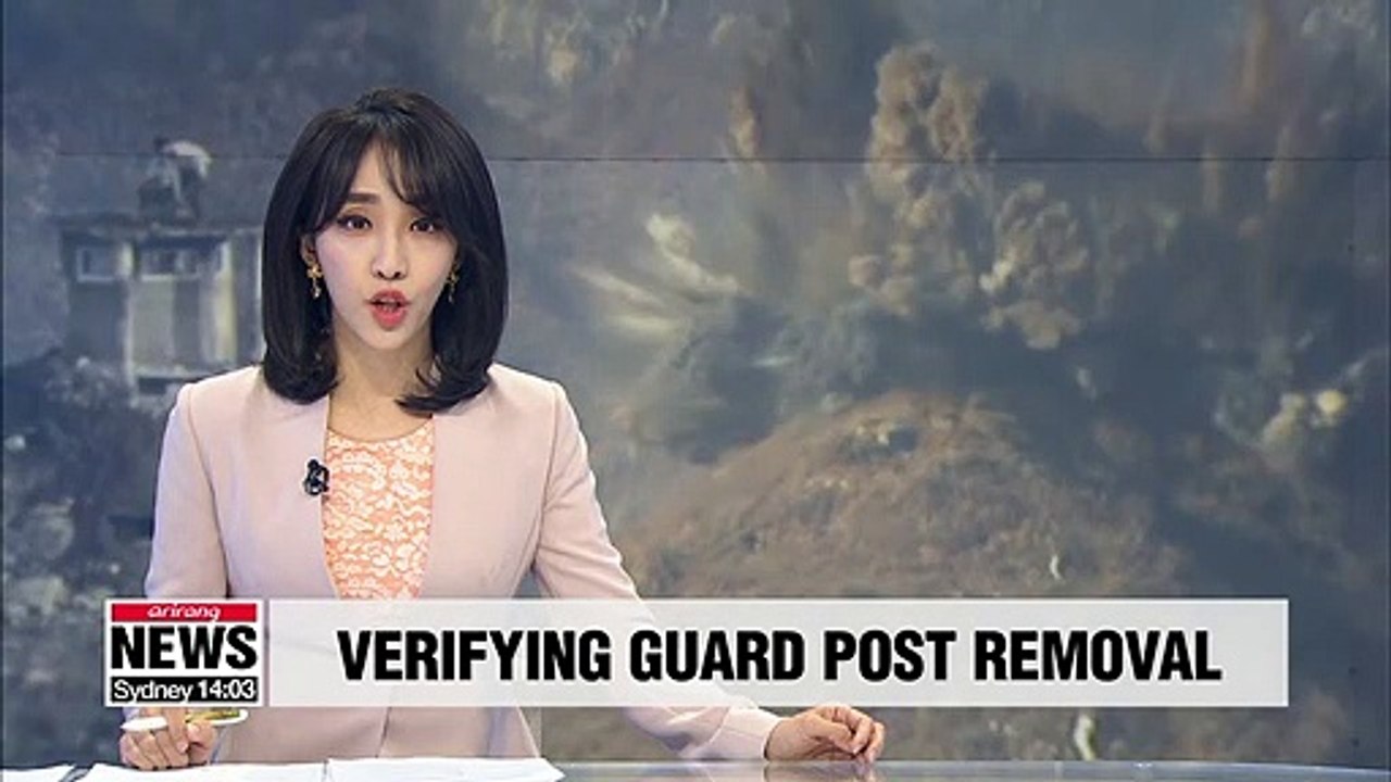 Two Koreas conduct joint inspection to verify removal of DMZ guard posts