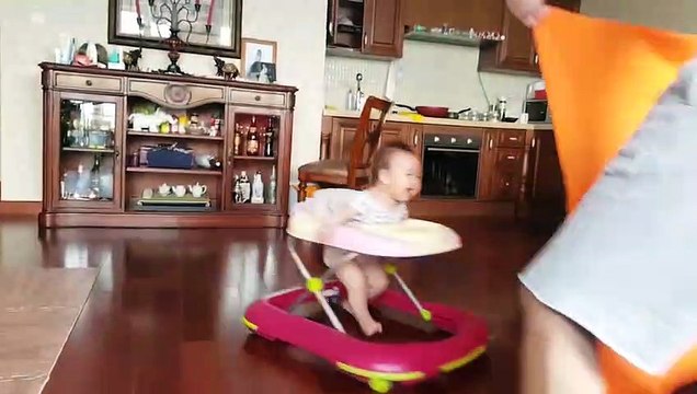 Daddy Takes Care of Baby - What Crazy Things Happens