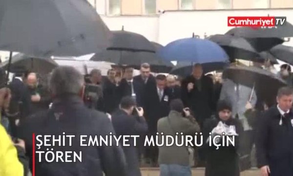 Şehit Emniyet Müdürü için tören düzenlendi