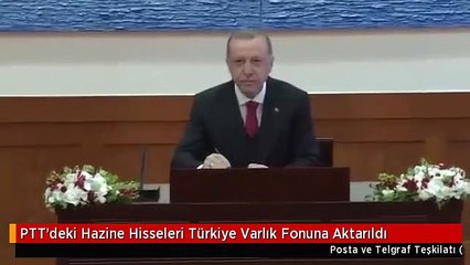 PTT'deki Hazine Hisseleri Türkiye Varlık Fonuna Aktarıldı
