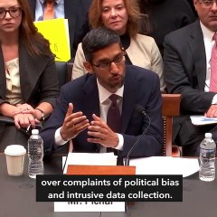 Download Video: Google CEO spars with U.S. lawmakers on bias, privacy