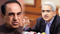 subramanian swamy raises questions on appointment of RBI governor Shaktikant Das | OneIndia News