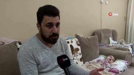 Güneş bebek 'yutkunabilmek' için yardım bekliyor
