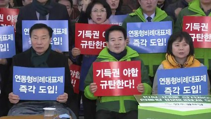 野 3당 "연동형 비례대표제 민주당이 한국당 설득하라" / YTN