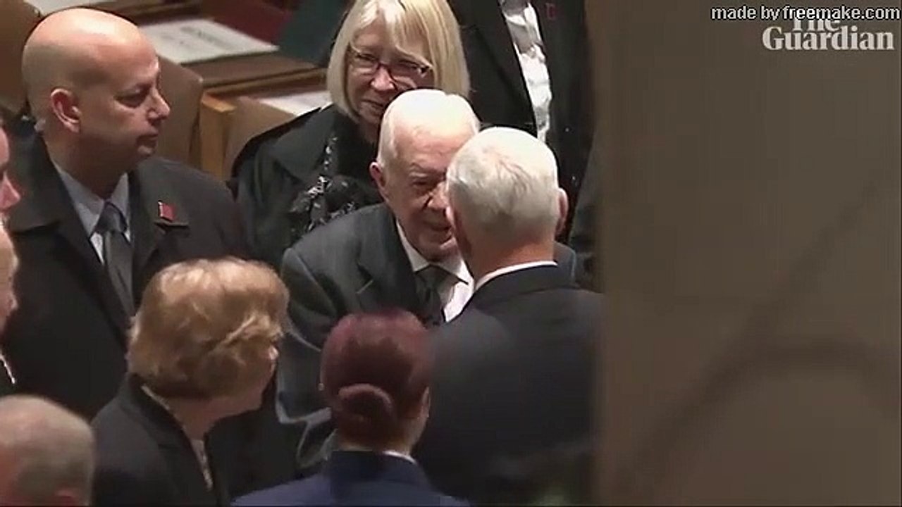 The key moments from George HW Bush's funeral