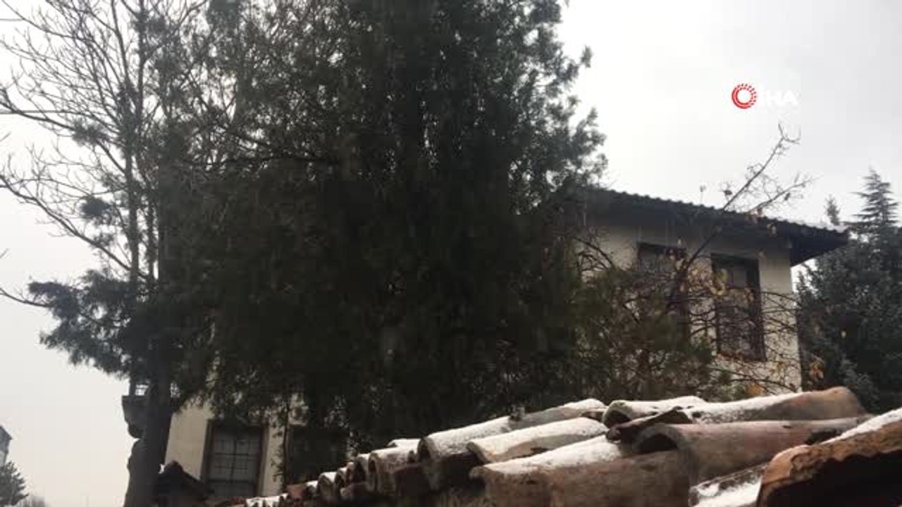Çankırı İl Merkezinde Kar Yağışı Başladı