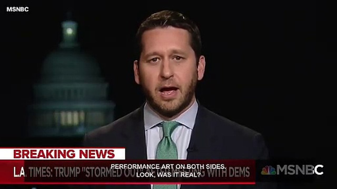 Donald Trump 'Stormed' Out Of Oval Office After Heated Meeting With Democratic Leaders, MSNBC Guest Claims