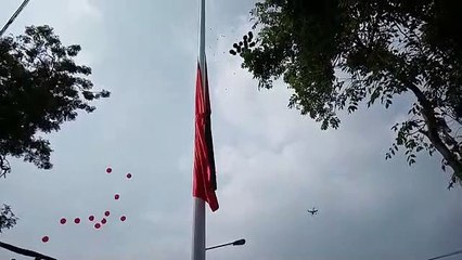 அண்ணா அறிவாலயத்தில் முளைத்த பிரமாண்ட கொடி கம்பம்-வீடியோ