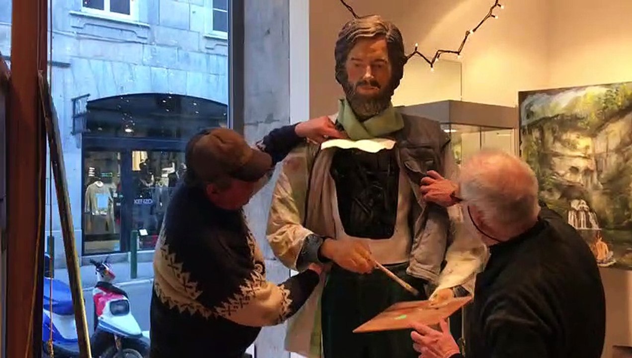 Besançon : Pierre Duc artiste automate de Gustave Courbet est à la galerie éphémère rue Morrand