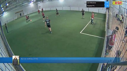 But de matthieu (11-9) - Les Mécanos Vs Soyeux FC - 11/12/18 21:00 - LIGUE 4 - Poitiers Game Parc