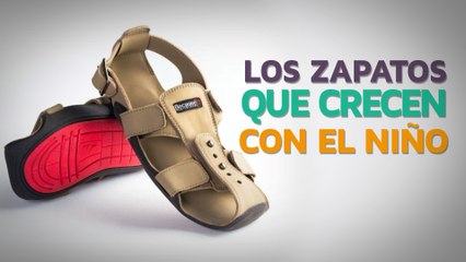 Los zapatos que crecen con el niño | Una solución simple y brillante