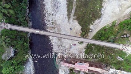 Fly over a Bridge being constructed in Arunachal