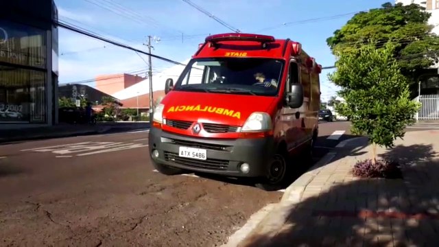 Homem fica ferido em colisão no Centro