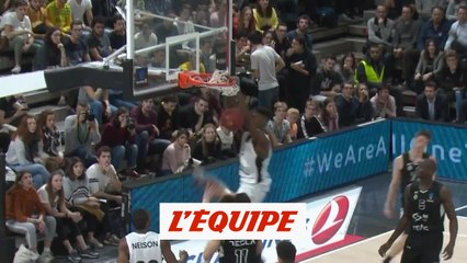 Le dunk d'Alpha Kaba contre le Partizan - Basket - Eurocoupe (H)