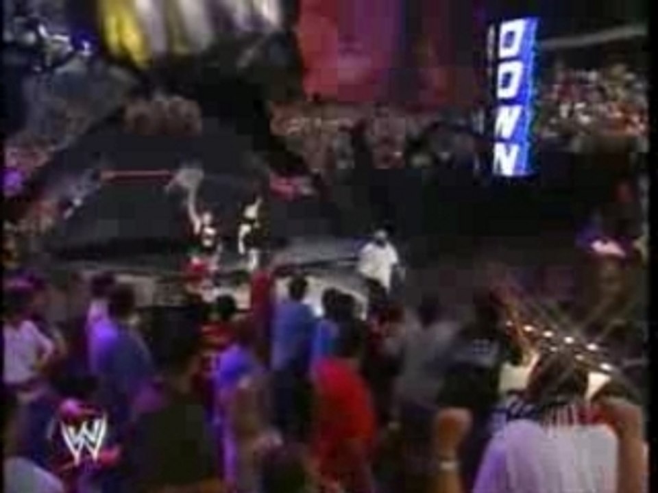 6-9-05 wwe smackdown ecw invasion - chris benoit vs jbl