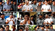 Calls for Reuters journalists' release on anniversary of arrests