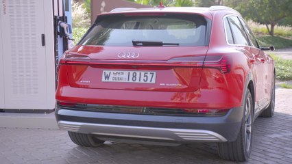 Audi e-tron in Catalunya Red Charging demo