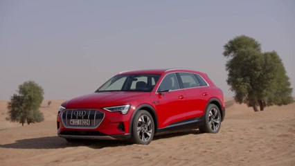 Audi e-tron Exterior Design in Catalunya Red