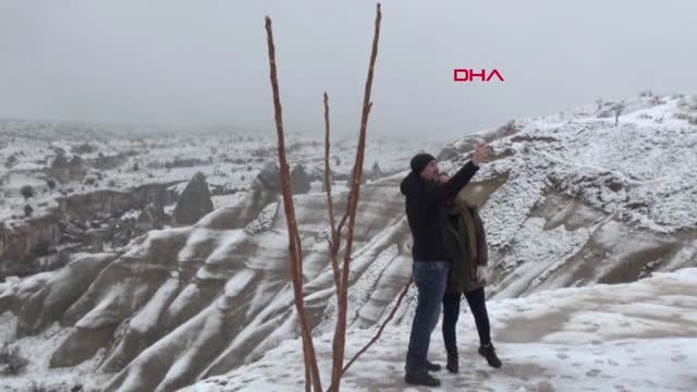 Nevşehir Kapadokya'da Kış Bir Başka Güzel