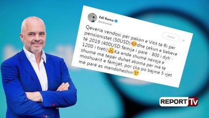 Report TV - Miratohet shpërblimi i pensionistëve për Vitin e Ri dhe çeku i bebeve
