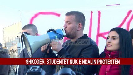 SHKODËR, STUDENTËT NUK E NDALIN PROTESTËN