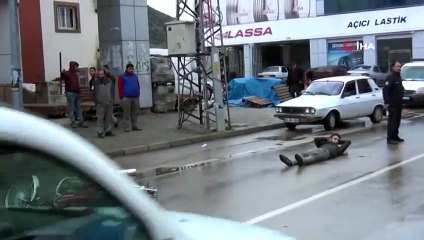Ambulansı Böyle Bekledi