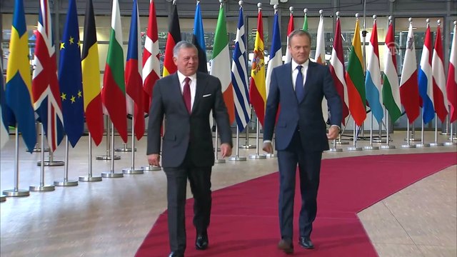 Ürdün Kralı 2. Abdullah Belçika'da - BRÜKSEL