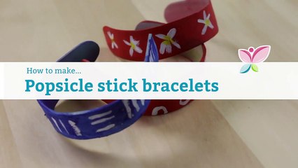 How to Make Popsicle Stick Bracelets