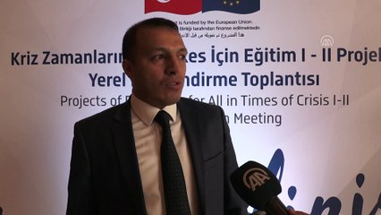 'Kriz Zamanlarında Herkes için Eğitim' projesi - KAYSERİ