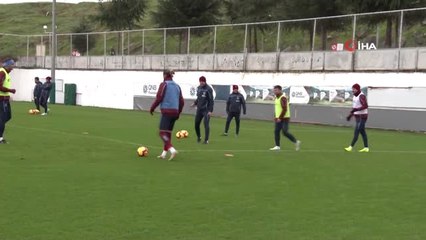 Trabzonspor Yağmur Altında Çalıştı