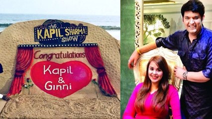 Kapil Sharma wedding: Sand art with Love From Sand Artist Sudarsan Pattnaik | Boldsky