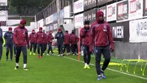 Trabzonspor, Beşiktaş maçı hazırlıklarını sürdürdü - TRABZON