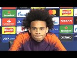 Leroy Sane Full Pre-Match Press Conference - Manchester City v Hoffenheim - Champions League