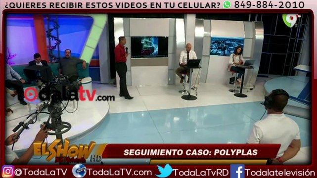 El show del mediodia analiza videos del incidente de polyplas-colorvision-video