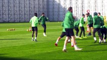 Atiker Konyaspor günü tek antrenmanla geçirdi