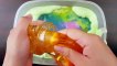 Mixing Slime Ingredients Into Homemade And Store Bought Slime